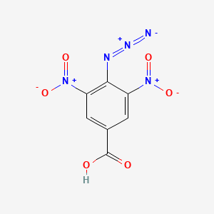 molecular formula C7H3N5O6 B14497104 4-Azido-3,5-dinitrobenzoic acid CAS No. 64108-99-2