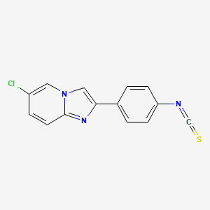 6-Chloro-2-(4-isothiocyanatophenyl)imidazo[1,2-a]pyridine