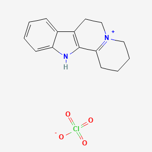 2,3,4,6,7,12-Hexahydro-1H-indolo[2,3-a]quinolizin-5-ium perchlorate