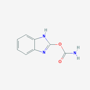 molecular formula C8H7N3O2 B144972 1H-Benzo[d]imidazol-2-yl carbamate CAS No. 138206-43-6