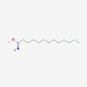 molecular formula C14H29NO B14497212 Methyl tridecanimidate CAS No. 64819-47-2