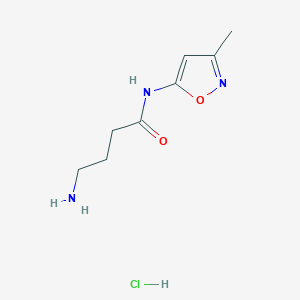 4-amino-N-(3-methylisoxazol-5-yl)butanamide hydrochloride
