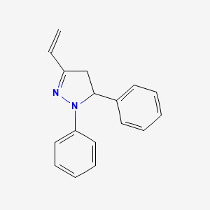 3-Ethenyl-1,5-diphenyl-4,5-dihydro-1H-pyrazole