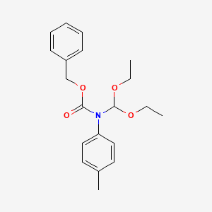 Benzyl (diethoxymethyl)(4-methylphenyl)carbamate