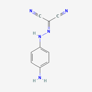 (4-Aminophenyl)carbonohydrazonoyl dicyanide