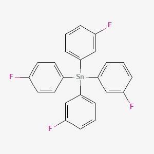 Tris(3-fluorophenyl)(4-fluorophenyl)stannane