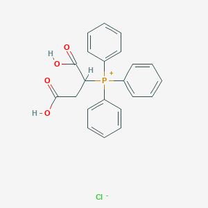 (1,2-Dicarboxyethyl)(triphenyl)phosphanium chloride