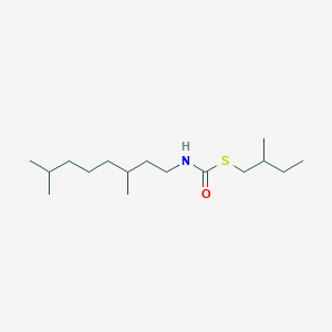 S-(2-Methylbutyl) (3,7-dimethyloctyl)carbamothioate