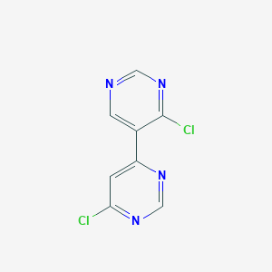 molecular formula C8H4Cl2N4 B14497427 4',6-Dichloro-4,5'-bipyrimidine CAS No. 62880-86-8