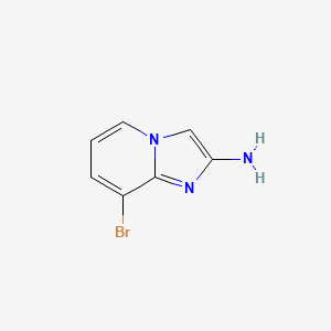 molecular formula C7H6BrN3 B1449743 8-溴咪唑并[1,2-A]吡啶-2-胺 CAS No. 1509263-23-3