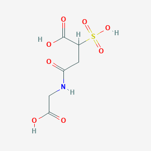 4-[(Carboxymethyl)amino]-4-oxo-2-sulfobutanoic acid