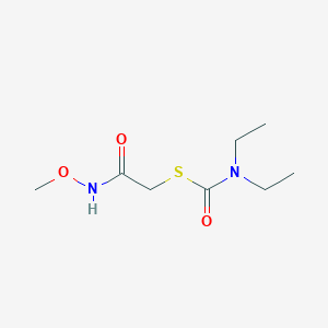 S-[2-(Methoxyamino)-2-oxoethyl] diethylcarbamothioate