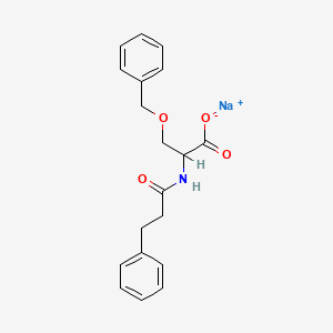 DL-3-(Benzyloxy)-N-hydrocinnamoylalanine sodium salt