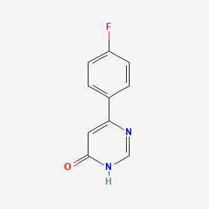 molecular formula C10H7FN2O B1449761 6-(4-氟苯基)嘧啶-4-醇 CAS No. 85979-57-3