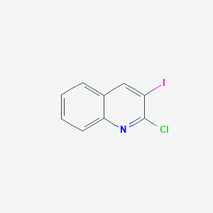 molecular formula C9H5ClIN B144977 2-Chloro-3-iodoquinoline CAS No. 128676-85-7