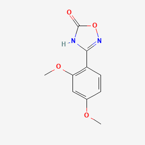 molecular formula C10H10N2O4 B1449781 3-(2,4-Dimethoxyphenyl)-1,2,4-oxadiazol-5-ol CAS No. 1029784-42-6