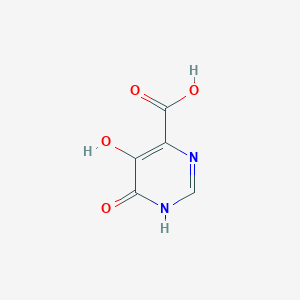 molecular formula C5H4N2O4 B1449784 5,6-二羟基-嘧啶-4-羧酸 CAS No. 52412-10-9