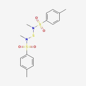 B14497851 N,N'-Sulfanediylbis(N,4-dimethylbenzene-1-sulfonamide) CAS No. 63295-09-0