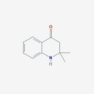 molecular formula C11H13NO B144982 2,2-dimethyl-2,3-dihydroquinolin-4(1H)-one CAS No. 132588-91-1