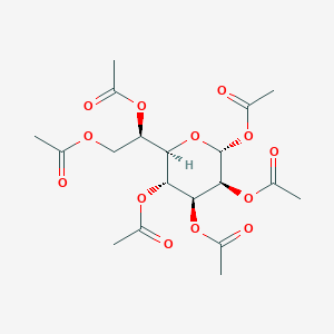 molecular formula C19H26O13 B1449838 L-glycéro-α-D-manno-Heptopyranose 1,2,3,4,6,7-Hexaacetate CAS No. 104486-80-8