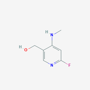 molecular formula C7H9FN2O B1449839 (6-氟-4-(甲基氨基)吡啶-3-基)甲醇 CAS No. 2187435-36-3
