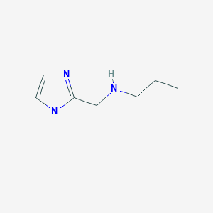 molecular formula C8H15N3 B1449851 N-[(1-Methyl-1H-imidazol-2-YL)methyl]propan-1-amine CAS No. 915922-13-3