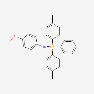 [(4-Methoxyphenyl)imino]tris(4-methylphenyl)-lambda~5~-phosphane