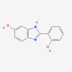 6-(5-Hydroxy-1,3-dihydro-2H-benzimidazol-2-ylidene)cyclohexa-2,4-dien-1-one