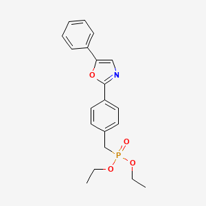 Diethyl {[4-(5-phenyl-1,3-oxazol-2-yl)phenyl]methyl}phosphonate