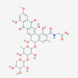 molecular formula C38H39NO19 B144986 2'-Demethylbenanomicin A CAS No. 133806-63-0