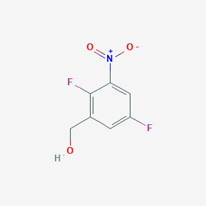 molecular formula C7H5F2NO3 B1449869 2,5-二氟-3-硝基苄醇 CAS No. 1803730-48-4