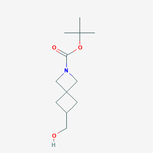 molecular formula C12H21NO3 B1449872 2-Boc-2-氮杂-螺[3.3]庚烷-6-甲醇 CAS No. 1363381-93-4