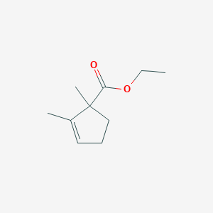 2-Cyclopentene-1-carboxylic acid, 1,2-dimethyl-, ethyl ester