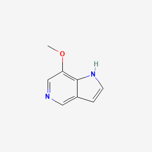 molecular formula C8H8N2O B1449874 7-Methoxy-1H-pyrrolo[3,2-c]pyridine CAS No. 1363382-40-4
