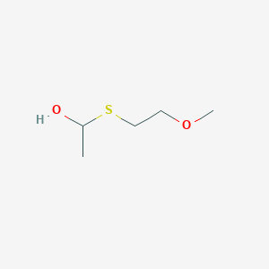 1-[(2-Methoxyethyl)sulfanyl]ethan-1-ol