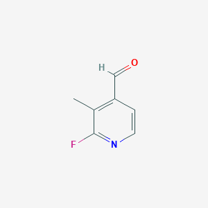 molecular formula C7H6FNO B1449876 2-Fluoro-3-methylpyridine-4-carboxaldehyde CAS No. 1211581-05-3