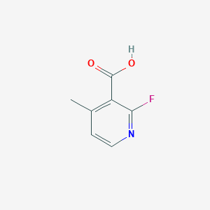molecular formula C7H6FNO2 B1449877 2-Fluoro-4-methylpyridine-3-carboxylic acid CAS No. 1060804-77-4