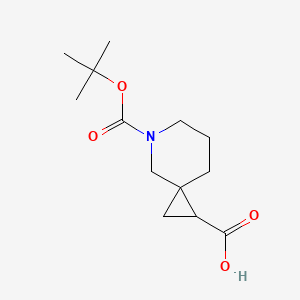 molecular formula C13H21NO4 B1449904 5-Boc-5-azaspiro[2.5]octane-1-carboxylic acid CAS No. 1363382-36-8
