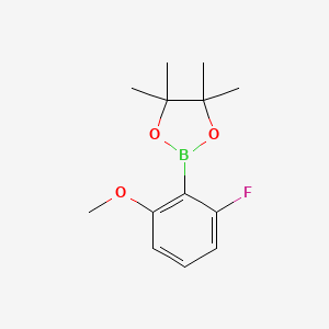 2-(2-Fluoro-6-methoxyphenyl)-4,4,5,5-tetramethyl-1,3,2-dioxaborolane