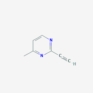 molecular formula C7H6N2 B1449919 2-Ethinyl-4-methylpyrimidin CAS No. 1196153-62-4