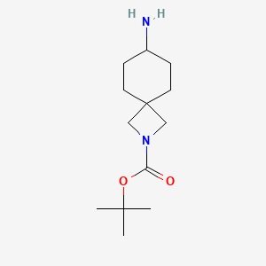 molecular formula C13H24N2O2 B1449925 Tert-butyl 7-amino-2-azaspiro[3.5]nonane-2-carboxylate CAS No. 1408075-19-3