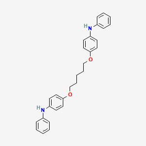 N,N'-[Pentane-1,5-diylbis(oxy-4,1-phenylene)]dianiline