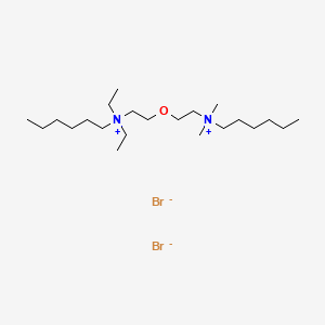 Ammonium, N,N-diethyl-N'.N'-dimethyl-N,N'-oxydiethylenebis(hexyl-, dibromide