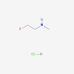 molecular formula C3H9ClFN B1449940 2-fluoro-N-methylethanamine hydrochloride CAS No. 3832-36-8