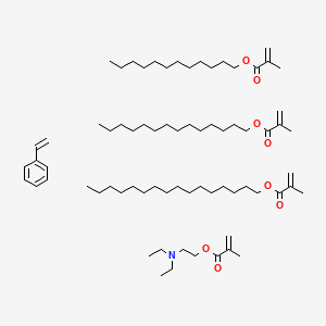 2-(Diethylamino)ethyl 2-methylprop-2-enoate;dodecyl 2-methylprop-2-enoate;hexadecyl 2-methylprop-2-enoate;styrene;tetradecyl 2-methylprop-2-enoate