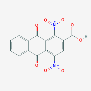 1,4-Dinitro-9,10-dioxo-9,10-dihydroanthracene-2-carboxylic acid