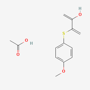 Acetic acid;3-(4-methoxyphenyl)sulfanylbuta-1,3-dien-2-ol