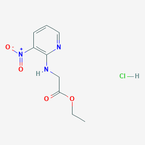 Ethyl [(3-nitropyridin-2-yl)-amino]acetate hydrochloride