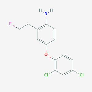 4-(2,4-Dichlorophenoxy)-2-(2-fluoroethyl)aniline