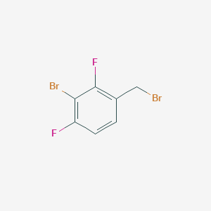 molecular formula C7H4Br2F2 B1449948 3-Bromo-2,4-difluorobenzyl bromide CAS No. 1805583-89-4